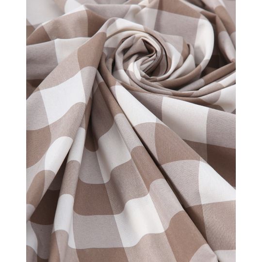 Ύφασμα Μεγάλο Καρώ Νηματοβαφή Cabanna Φ280cm σε 4 Αποχρώσεις. 