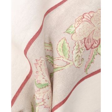 Ύφασμα Λονέτα Ριγέ με Λουλούδια Bolonia Φ280cm σε 2 Αποχρώσεις