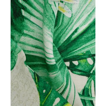 Μπεζ Ύφασμα με Σχέδιο Φοίνικες Palmeras Φ280cm Μπεζ - 