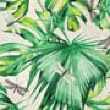 Μπεζ Ύφασμα με Σχέδιο Φοίνικες Palmeras Φ280cm Μπεζ - 