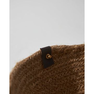 Στρογγυλός Διακοσμητικός Δίσκος από Γιούτα Ella 3 Μεγέθη Natural - 