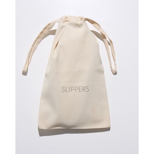 Πουγκί Αποθήκευσης για Παντόφλες με Γκρεζ Εκτύπωση Slippers Dutch 20x35cm One Size (20x35cm) Εκρού