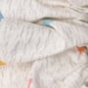 Scrunchies Λαστιχάκι Μαλλιών Triangles With Yellow Κίτρινο - 