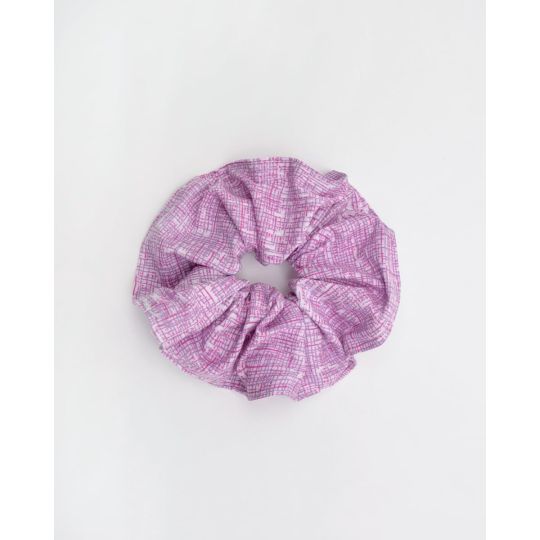 Scrunchies Λαστιχάκι Μαλλιών Abstract Μωβ.  Μωβ