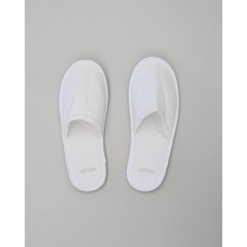 Πικέ Κλειστές Παντόφλες Slipper  One Size (27.8cm) Άσπρο