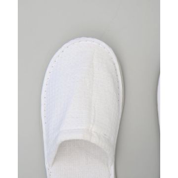 Πικέ Κλειστές Παντόφλες Slipper  One Size (27.8cm) Άσπρο - 