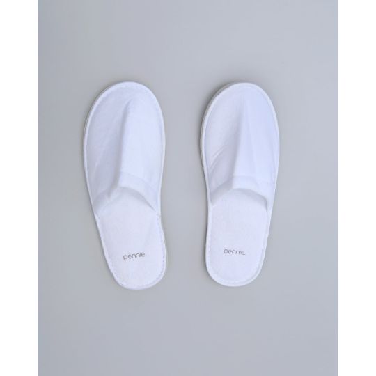 Χειμερινές Κλειστές Βελουτέ Παντόφλες Lana One Size (Παντόφλες επισκεπτών) Άσπρο