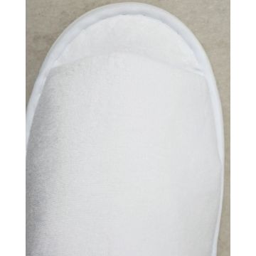 Ανοιχτές Βελουτέ Παντόφλες Lana One Size (Παντόφλες επισκεπτών) Άσπρο - 