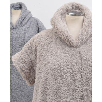 Unisex Χειμερινό Γούνινο Πόντσο Ενηλίκων Papigo σε 4 Αποχρώσεις One Size (120x70cm) - 