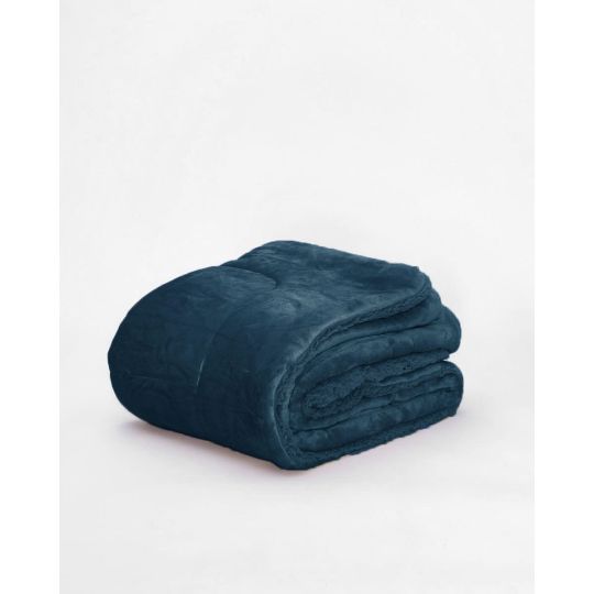 Βελουτέ Αφράτο Κουβερτοπάπλωμα Διπλής Όψης Ossa