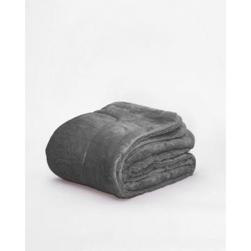 Βελουτέ Αφράτο Κουβερτοπάπλωμα Διπλής Όψης Ossa - 