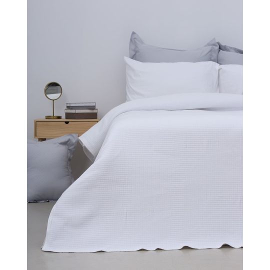 3D Βαμβακερή Πικέ Κουβέρτα Asterinos 170x260cm Ημίδιπλη (170x260cm)