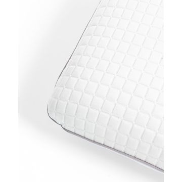 Ανατομικό Μαξιλάρι Μνήμης Memory Foam Ice Box Gel Coolsence 60x40+13cm Άσπρο - 