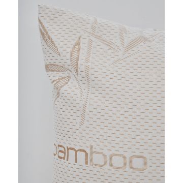 Μέτριο Ανατομικό Μπεζ Μαξιλάρι Bamboo 50x70cm 650g 50x70cm Μπεζ - 