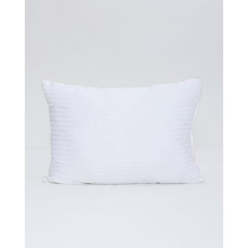 Μαλακό Μαξιλάρι Ύπνου με Μπεζ Ρέλι Studio 50x70cm 50x70cm Άσπρο