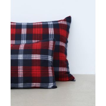 Βρεφική Fleece Scotish Μαξιλαροθήκη Firenze 30x45cm 30x45cm Κόκκινο - 