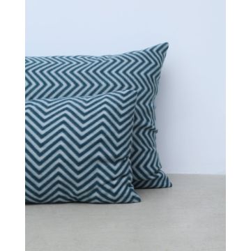 Polar Fleece Chevron Μαξιλαροθήκη Firenze 50x70cm Γκρι - 