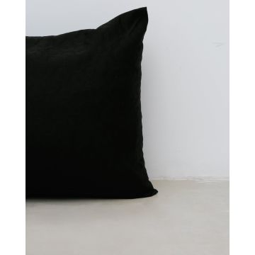 Μακό Μαύρη Μαξιλαροθήκη Τεμάχιο Finejersey Shakira 50x70cm 50x70cm Μαύρο - 