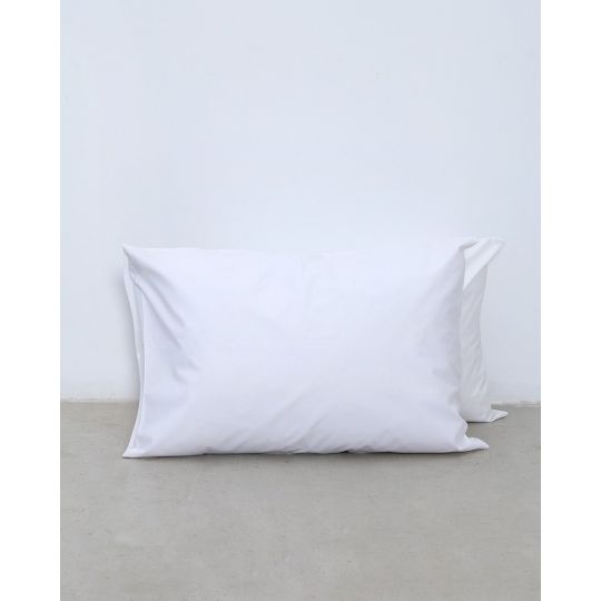 Ξενοδοχειακή Απλή Μαξιλαροθήκη Oscar 50x70cm Άσπρο