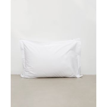 Λευκή Oxford Ξενοδοχειακή Μαξιλαροθήκη Bungalow 52x72+5cm 52x72 5cm Άσπρο