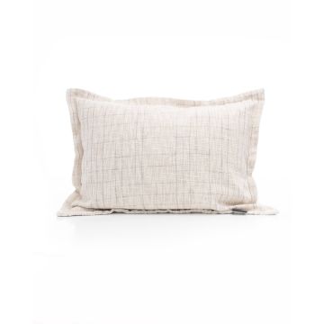 Βαμβακερή Μονόχρωμη Oxford Μαξιλαροθήκη Abelin 50x70+3cm σε 2 Αποχρώσεις 50x70 3cm - 