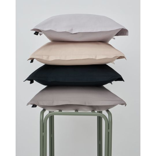 Βαμβακοσατέν Μονόχρωμο Oxford Ζεύγος Μαξιλαροθήκες Seti