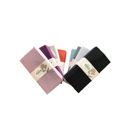 Microsilk Μονόχρωμο Ζακάρ Σεντόνι με Λάστιχο Robola σε 8 Αποχρώσεις