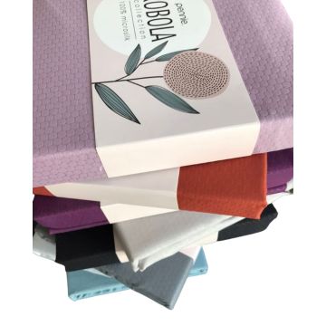 Microsilk Μονόχρωμο Ζακάρ Πανωσέντονο Robola 8 Αποχρώσεις - 