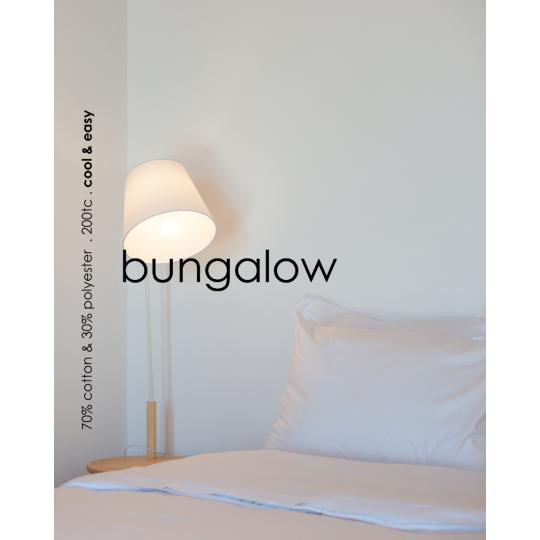 Flat σεντόνι Bungalow Άσπρο