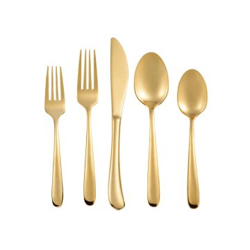 Κουτάλι σούπας Cultery με χρυσό ματ φινίρισμα One Size Χρυσό - 