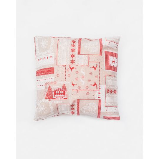 Μαξιλαροθήκη Λονέτα Vintage Christmas σε 2 Διαστάσεις Multi