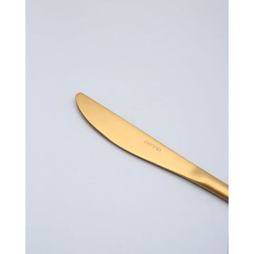 Μαχαίρι Cultery με χρυσό ματ φινίρισμα One Size Χρυσό - 