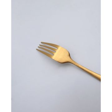 Πιρούνι Cultery με χρυσό ματ φινίρισμα One Size Χρυσό - 