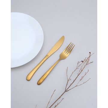 Πιρούνι Cultery με χρυσό ματ φινίρισμα One Size Χρυσό - 