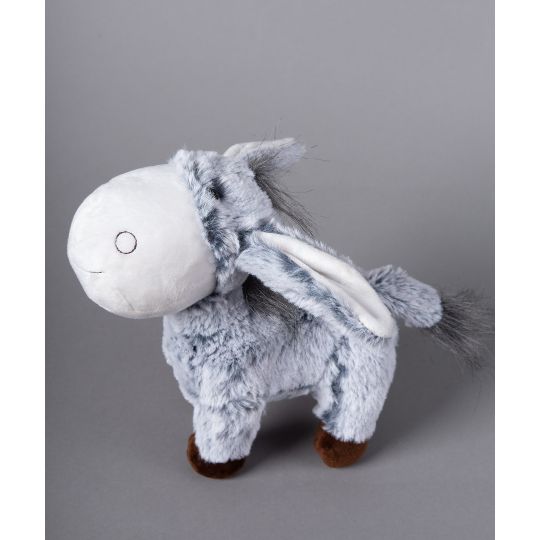 Λούτρινο γαιδουράκι (20cm x 10cm) γκρί