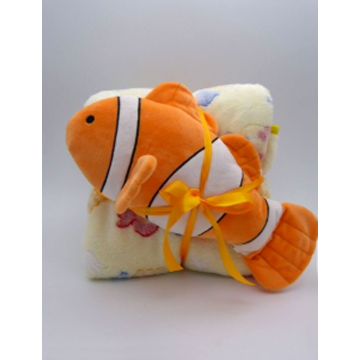 ΒΕΒΕ FLANNEL ΚΟΥΒΕΡΤΑΚΙ (120cm x 190cm) clownfish