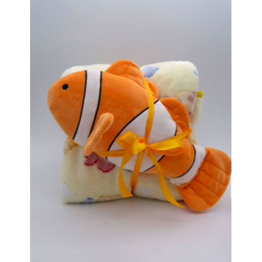 ΒΕΒΕ FLANNEL ΚΟΥΒΕΡΤΑΚΙ (120cm x 190cm) clownfish
