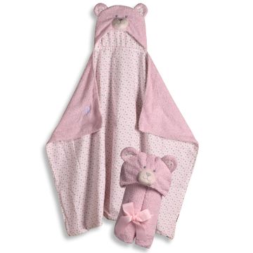 Silk Fashion bebe κάπα (75cm x 100cm ) ροζ