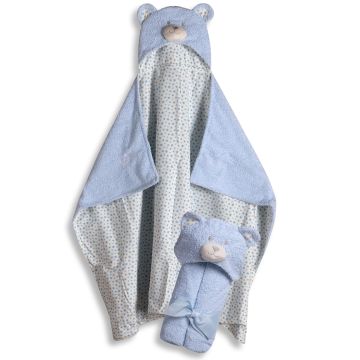 Silk Fashion bebe κάπα (75cm x 100cm ) σιέλ