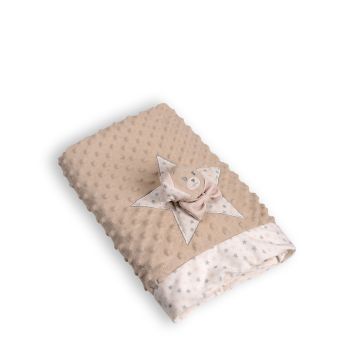 Silk Fashion ΒΕΒΕ ΚΟΥΒΕΡΤΑΚΙ FSJ161001J (100cm x 140cm) μπέζ