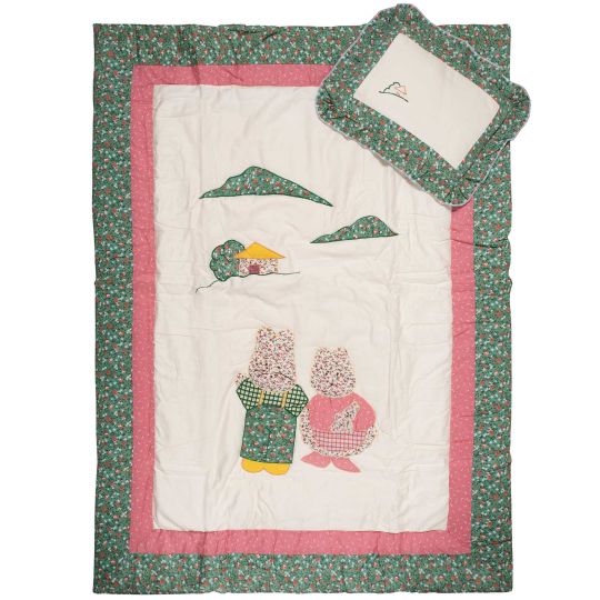 Silk Fashion bebe κουβερτάκι (90cm x 125cm + 35cm x 25cm) 594207