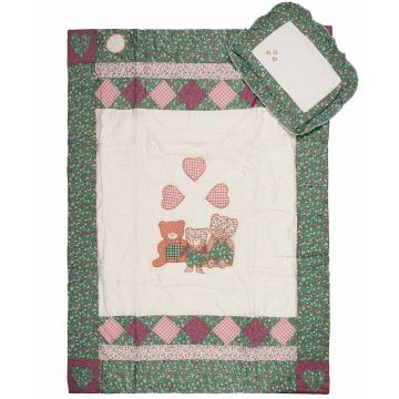 Silk Fashion bebe κουβερτάκι (90cm x 125cm + 35cm x 25cm) 594385