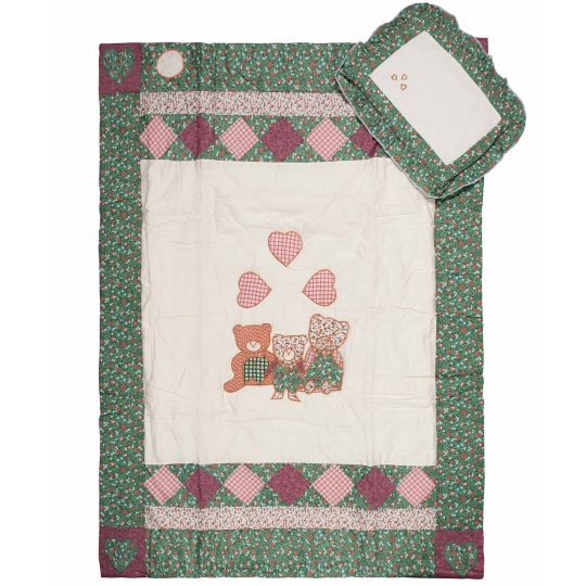 Silk Fashion bebe κουβερτάκι (90cm x 125cm + 35cm x 25cm) 594385