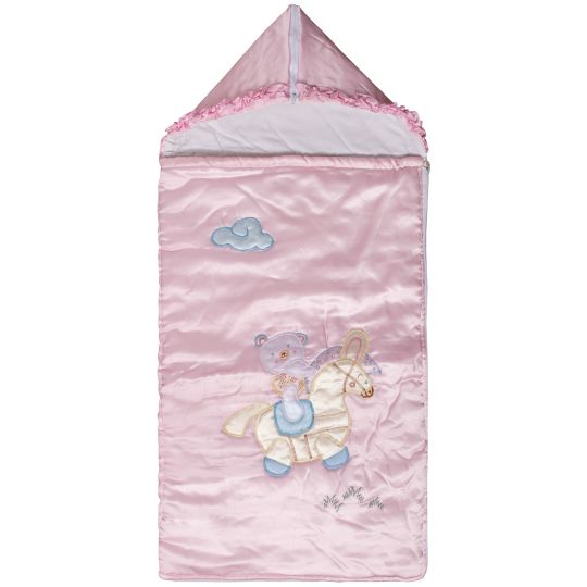 Silk Fashion bebe υπνόσακος (90cm x 80cm) ροζ