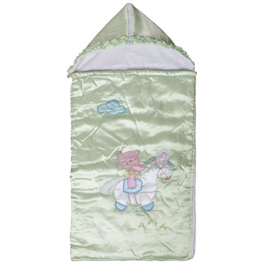 Silk Fashion bebe υπνόσακος (90cm x 80cm) πράσινος