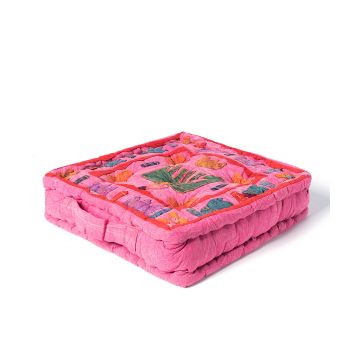 Silk Fashion Μαξιλάρι κάθισμα elephant (40cm x 40cm x 10cm) ρόζ