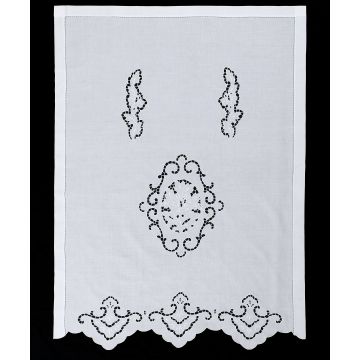 κουρτίνα 499 (200cm x 300cm) λευκή με τούνελ