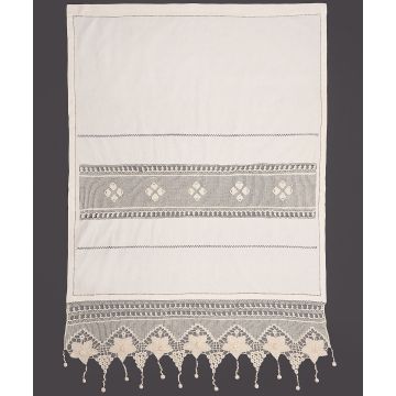 Silk Fashion κουρτίνα 027 (140cm x 260cm) ecru με τούνελ