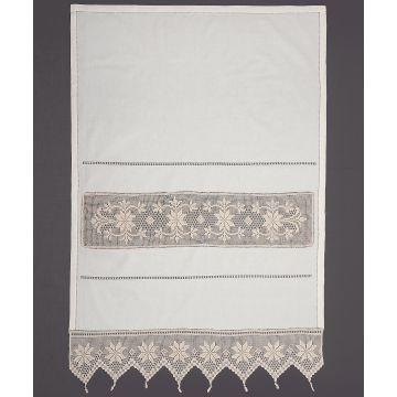 Silk Fashion κουρτίνα 021 (50cm x 100cm) ecru με τούνελ