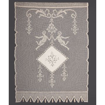 κουρτίνα BG11 TOSCAN (140cm x 260cm) ecru με τούνελ